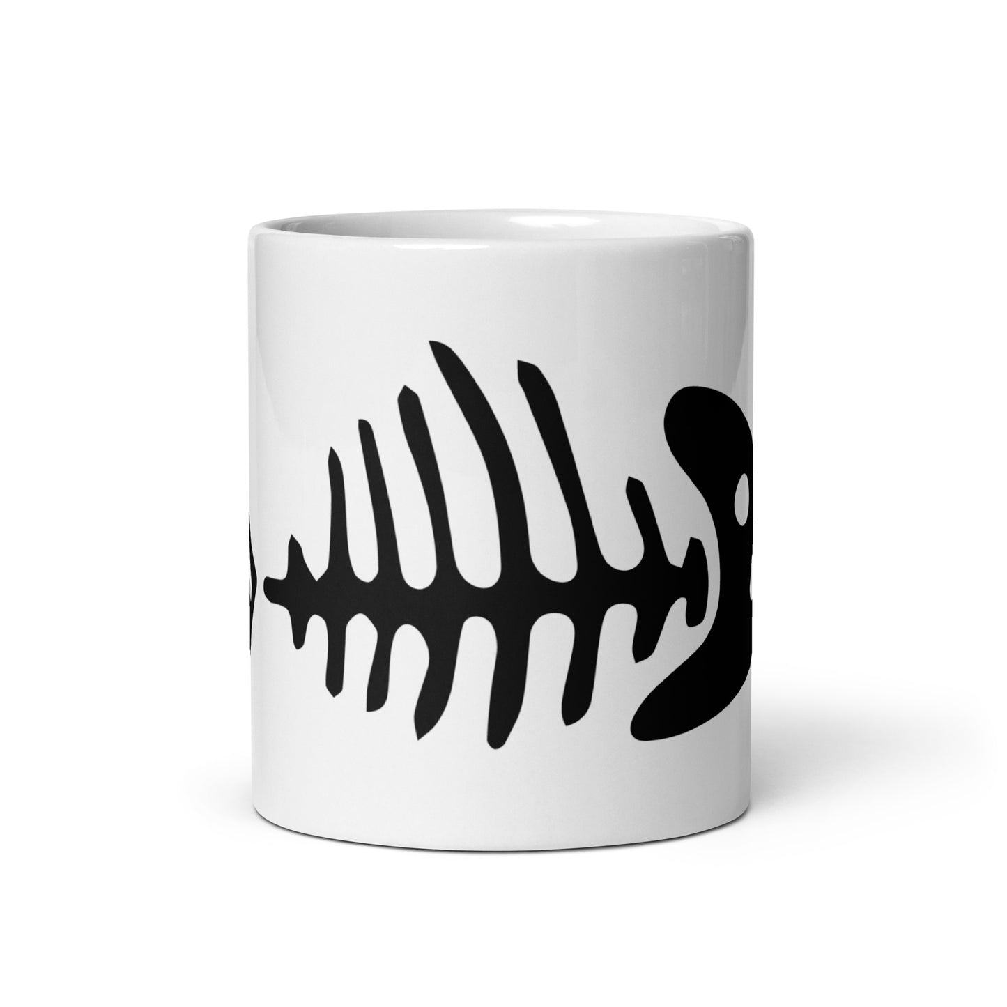 Bones White glossy mug