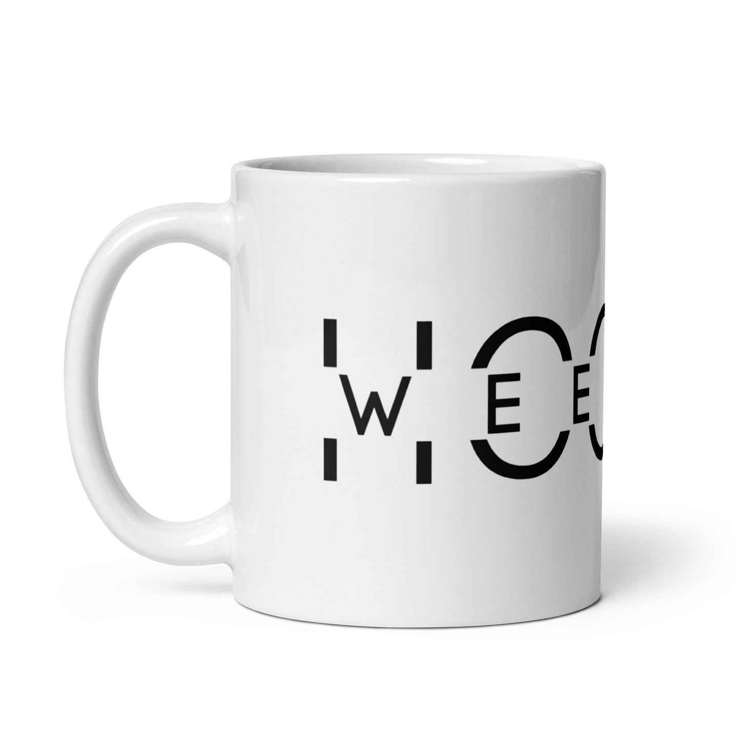 Weekend Hooker White glossy mug