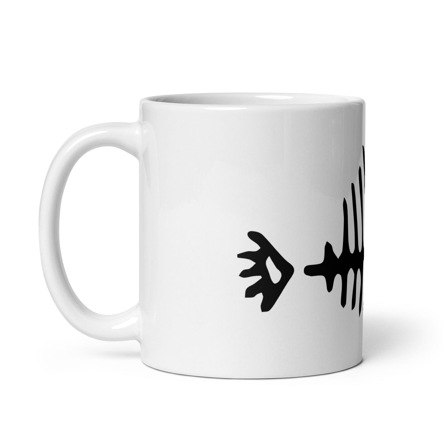 Bones White glossy mug