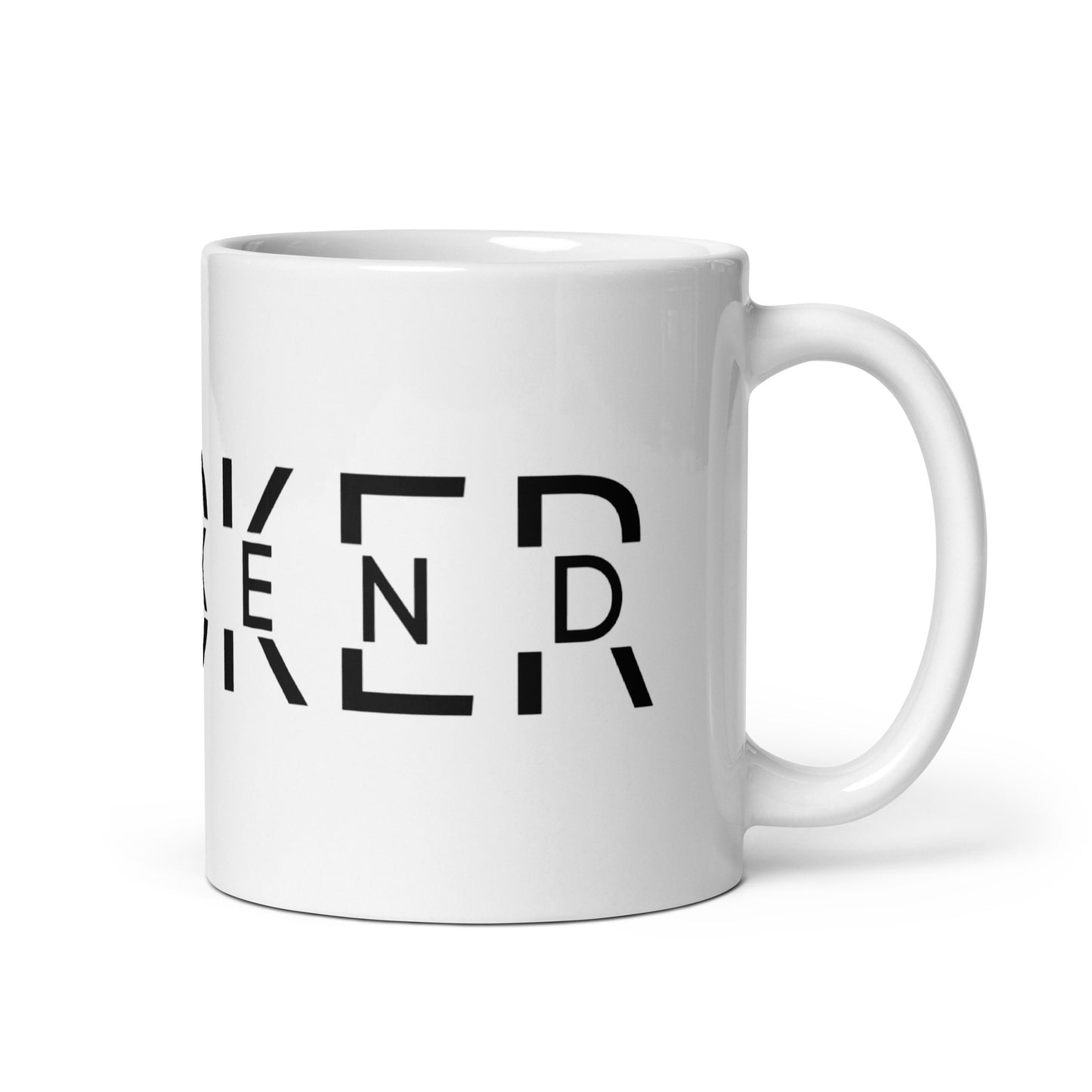 Weekend Hooker White glossy mug