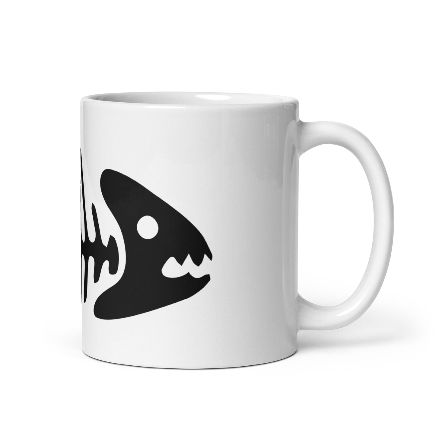 Bones White glossy mug